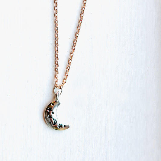 Galaxy Crescent Moon