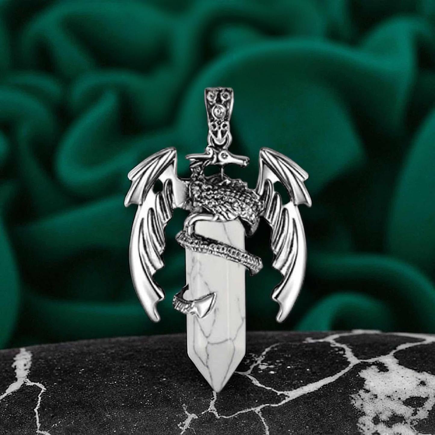 Dragon Howlite Style