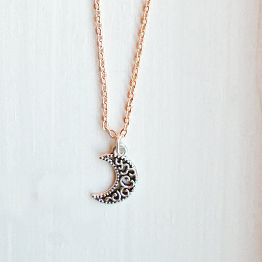 Patterned Crescent Moon