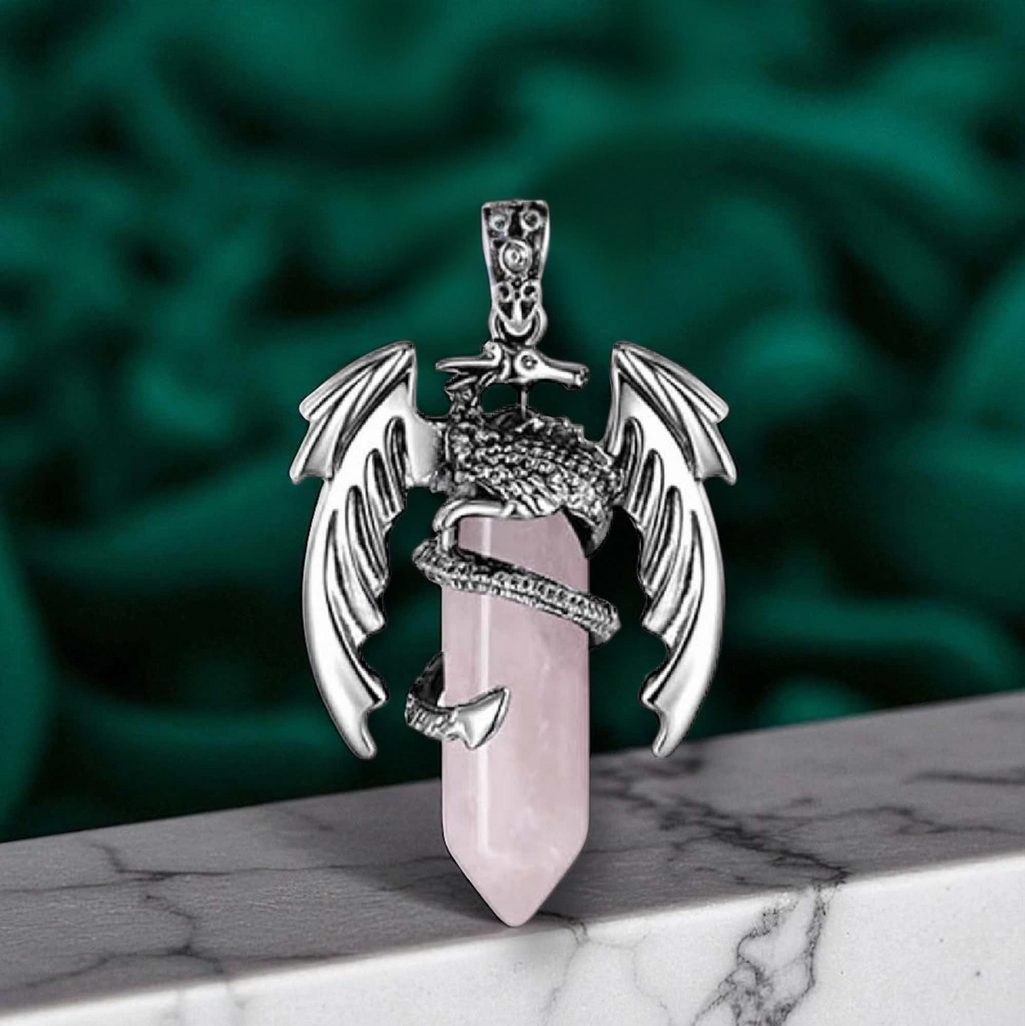 Dragon Rose Quartz Style