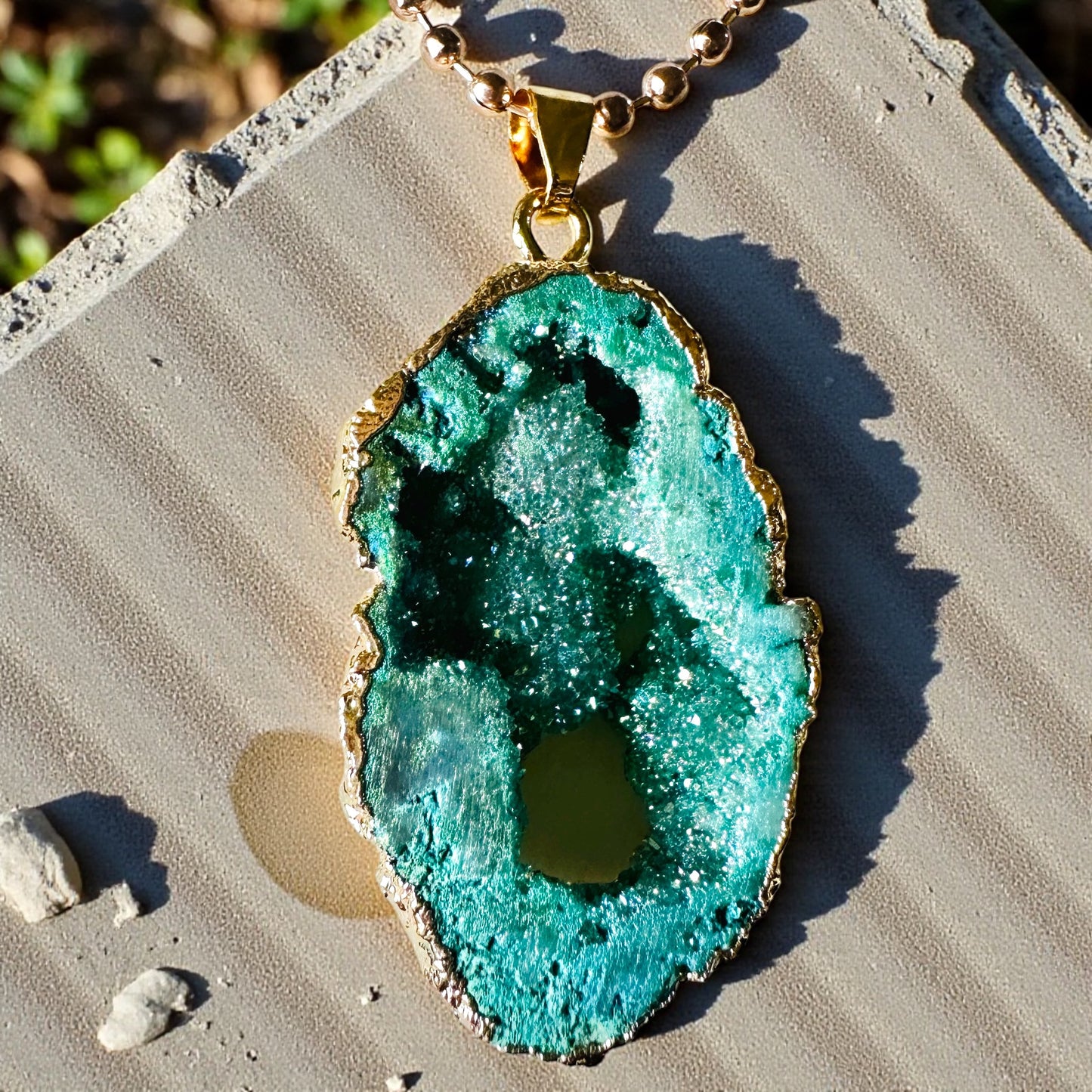 Gilded Geodes