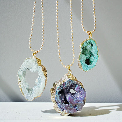 Gilded Geodes