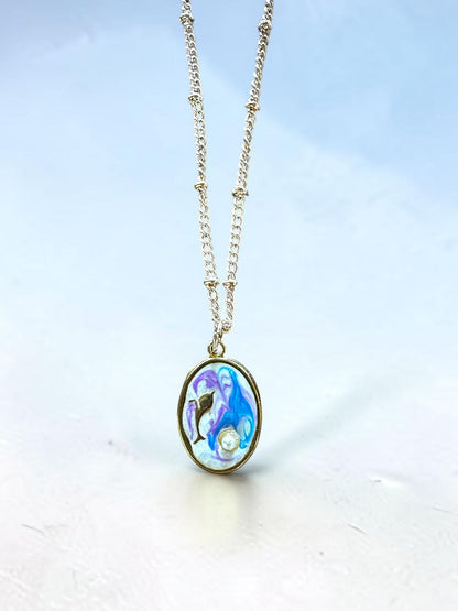 Ocean Charm Necklace - Whispering Tide