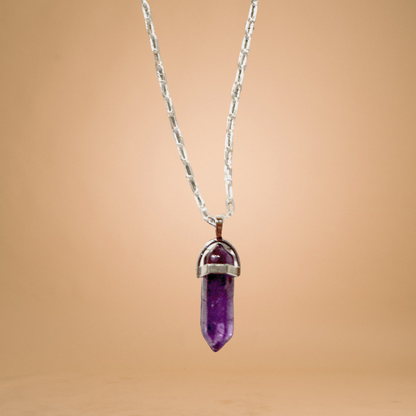 Amethyst Hexa Necklace